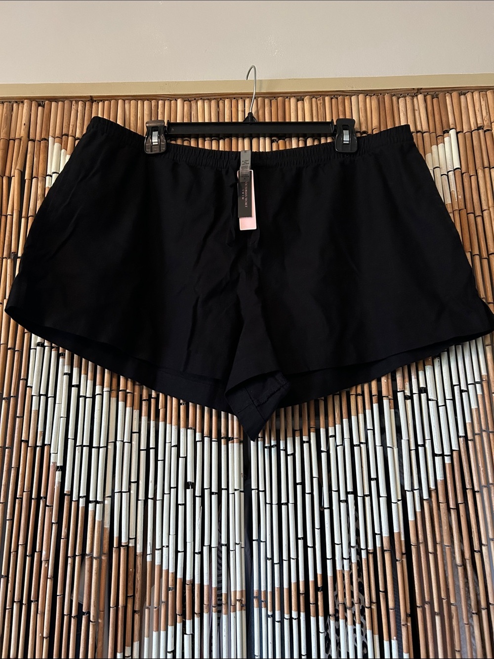 Victoria's Secret Black Athletic Cotton Lounge Shorts